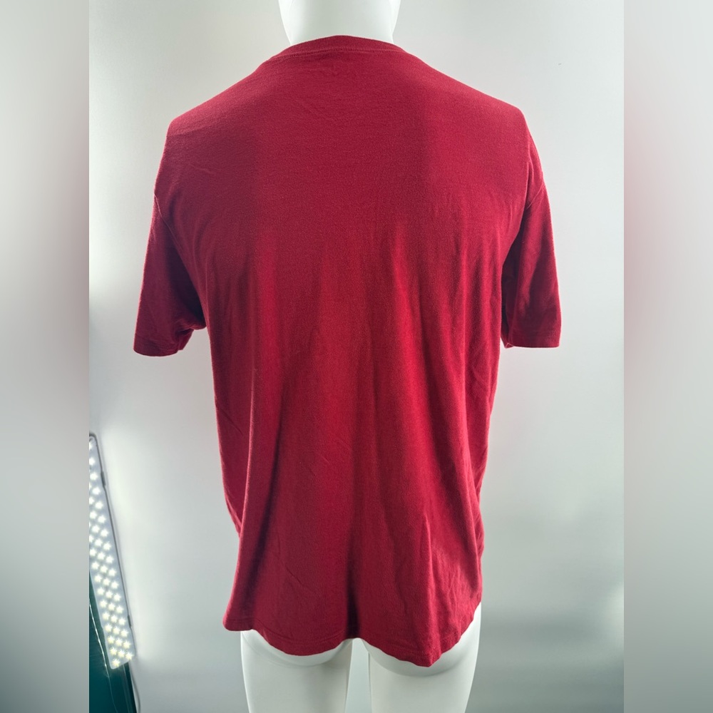 EUC 47 Red Atlanta Braves Baseball Tee - Picture 6 of 7
